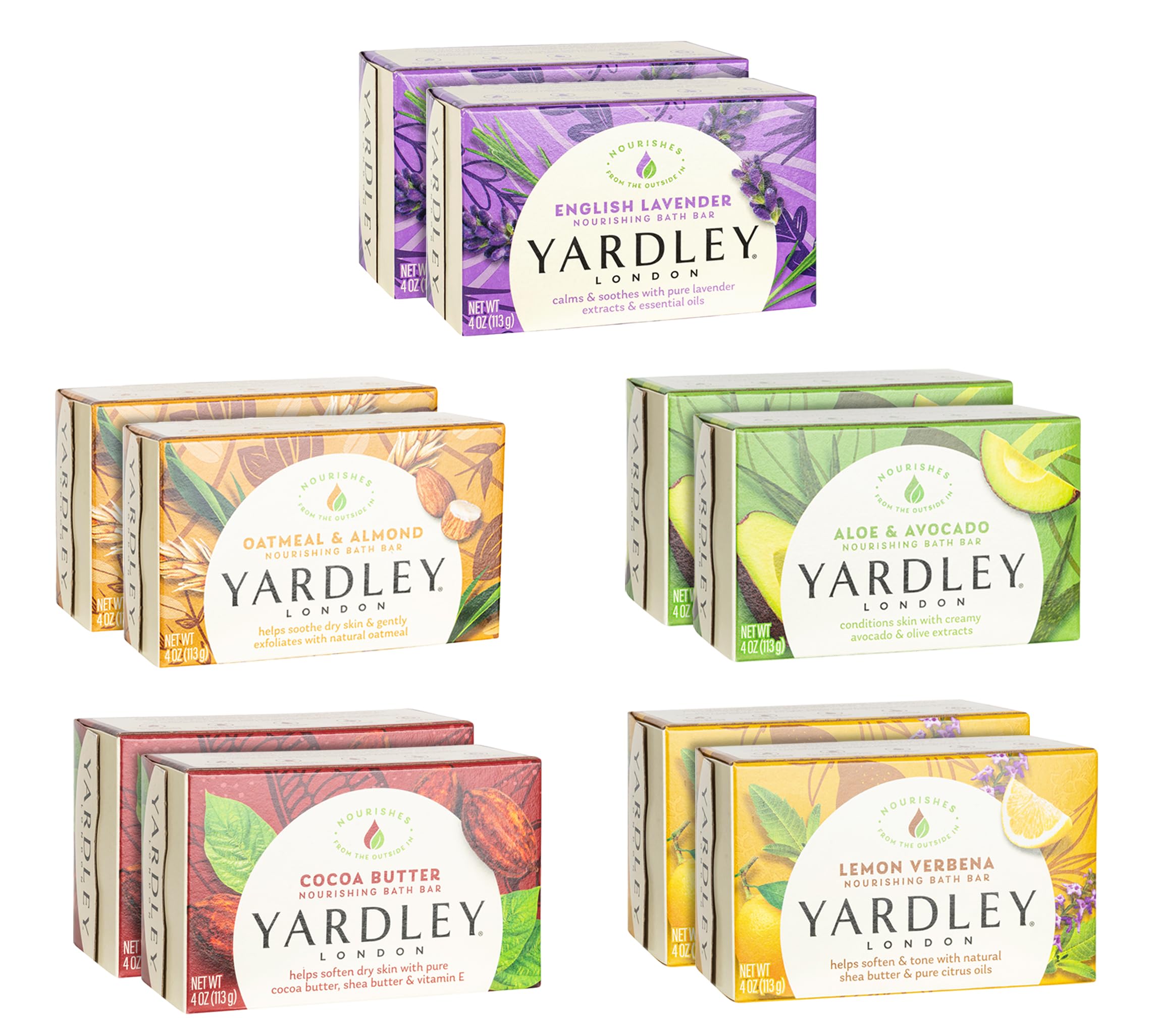 Yardley London English Lavender Bar closeup for calming bath ritual.