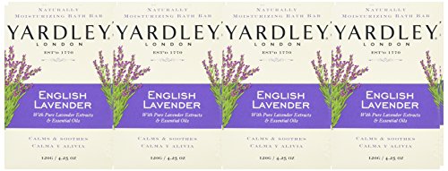 Yardley Lavender soap leaves skin silky and softly moisturized after use.