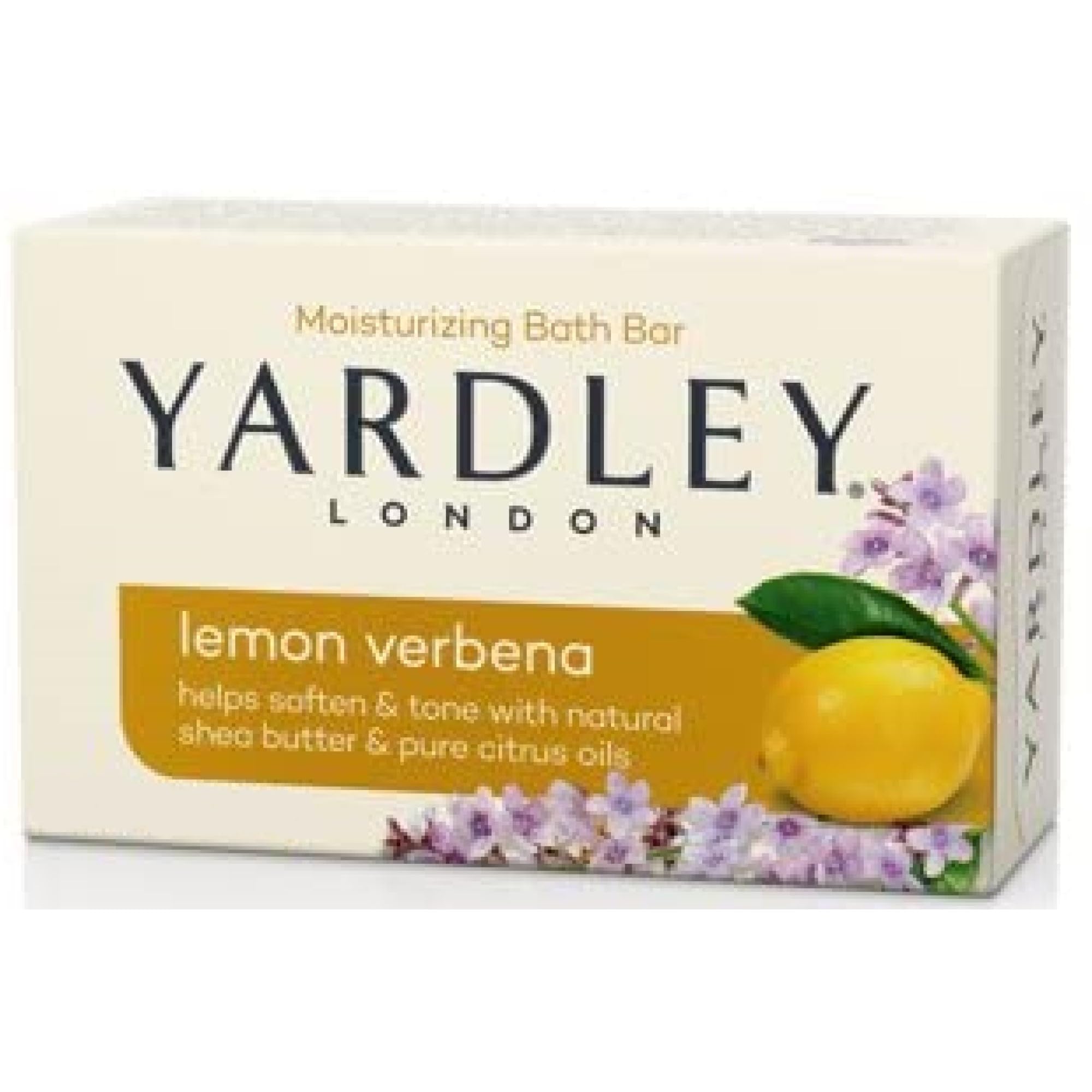 Yardley Lemon Verbena bar show fragrance blend and citrus oils