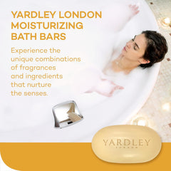 Yardley London Moisturizing Bar Oatmeal & Almond pack on sink with fresh appeal