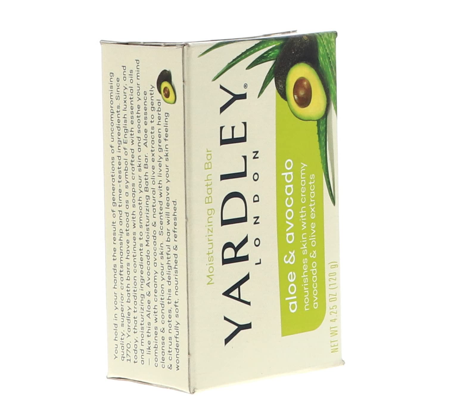 Yardley London Natural Paraben-Free formula for gentler skincare