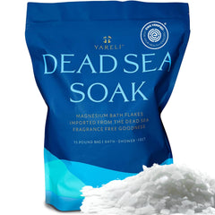 Yareli magnesium flakes from the Dead Sea ready for a soothing bath