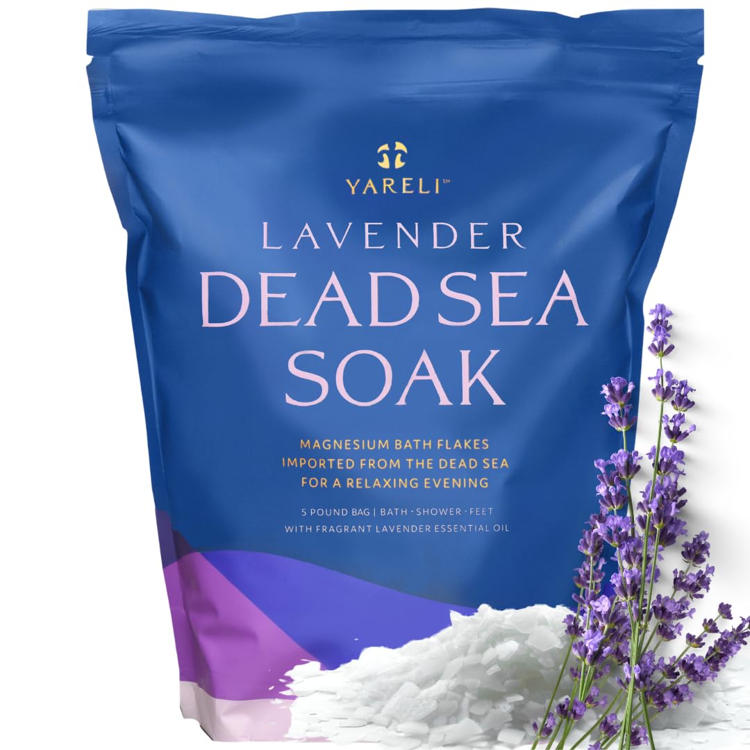 Yareli magnesium flakes with lavender bath for relaxation and hydration