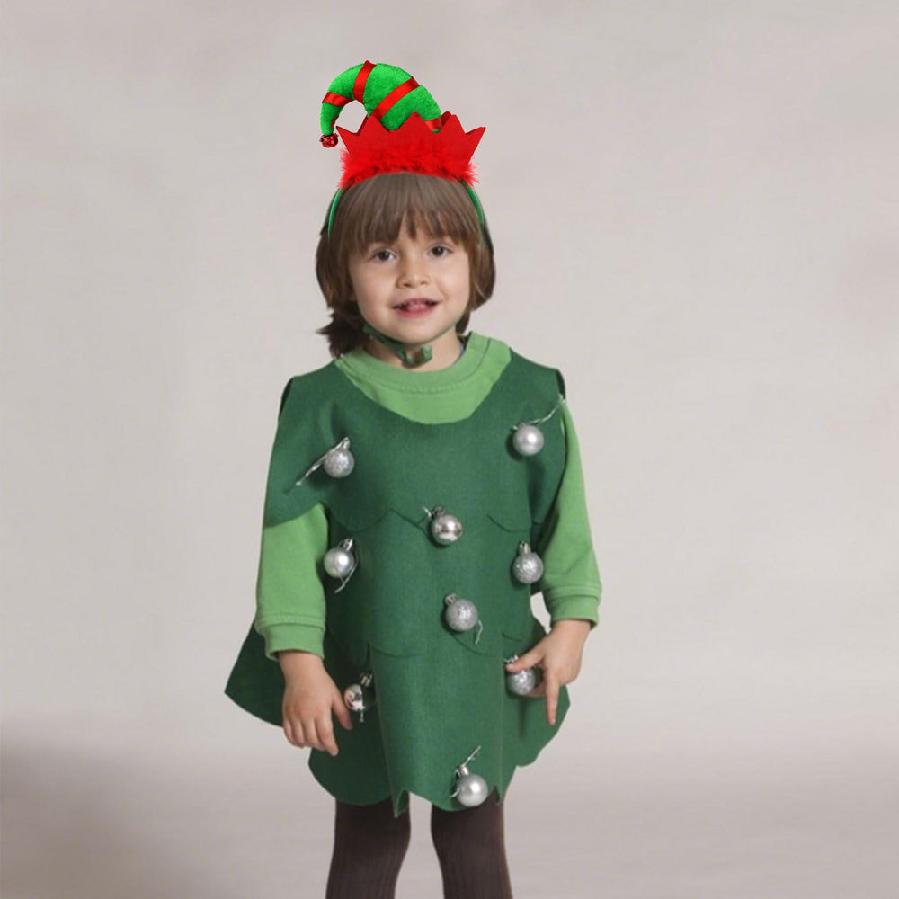 YARIEW Elf Hat Headband fluffy feather edges add playful charm.