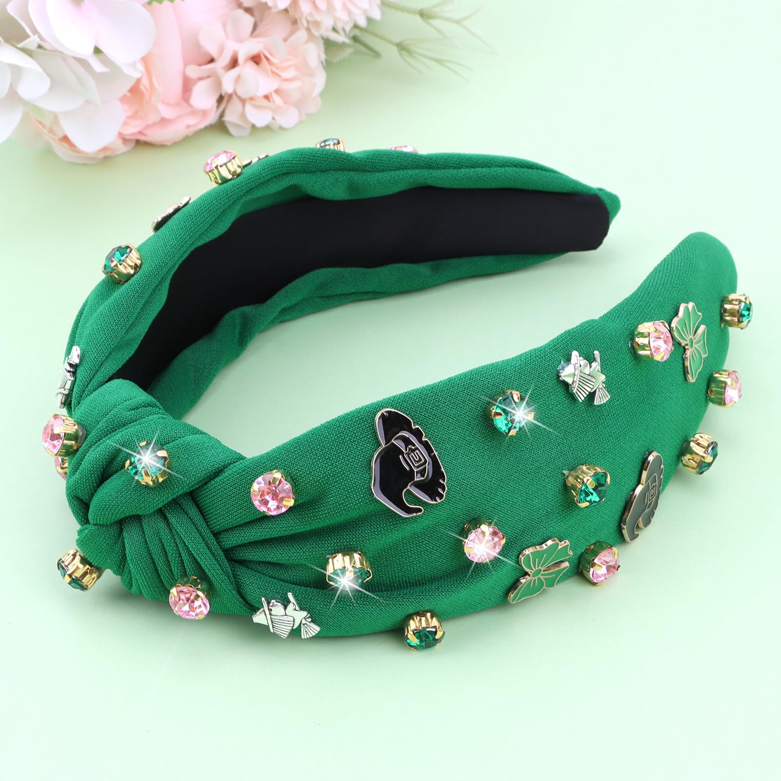 YARIEW Witch Headband makes gift bags pop with vibrant mystic flair.