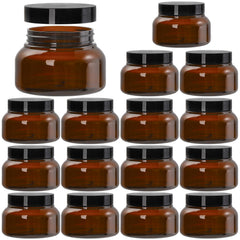 Yarlung amber 8oz plastic jar with lid for UV-protected storage