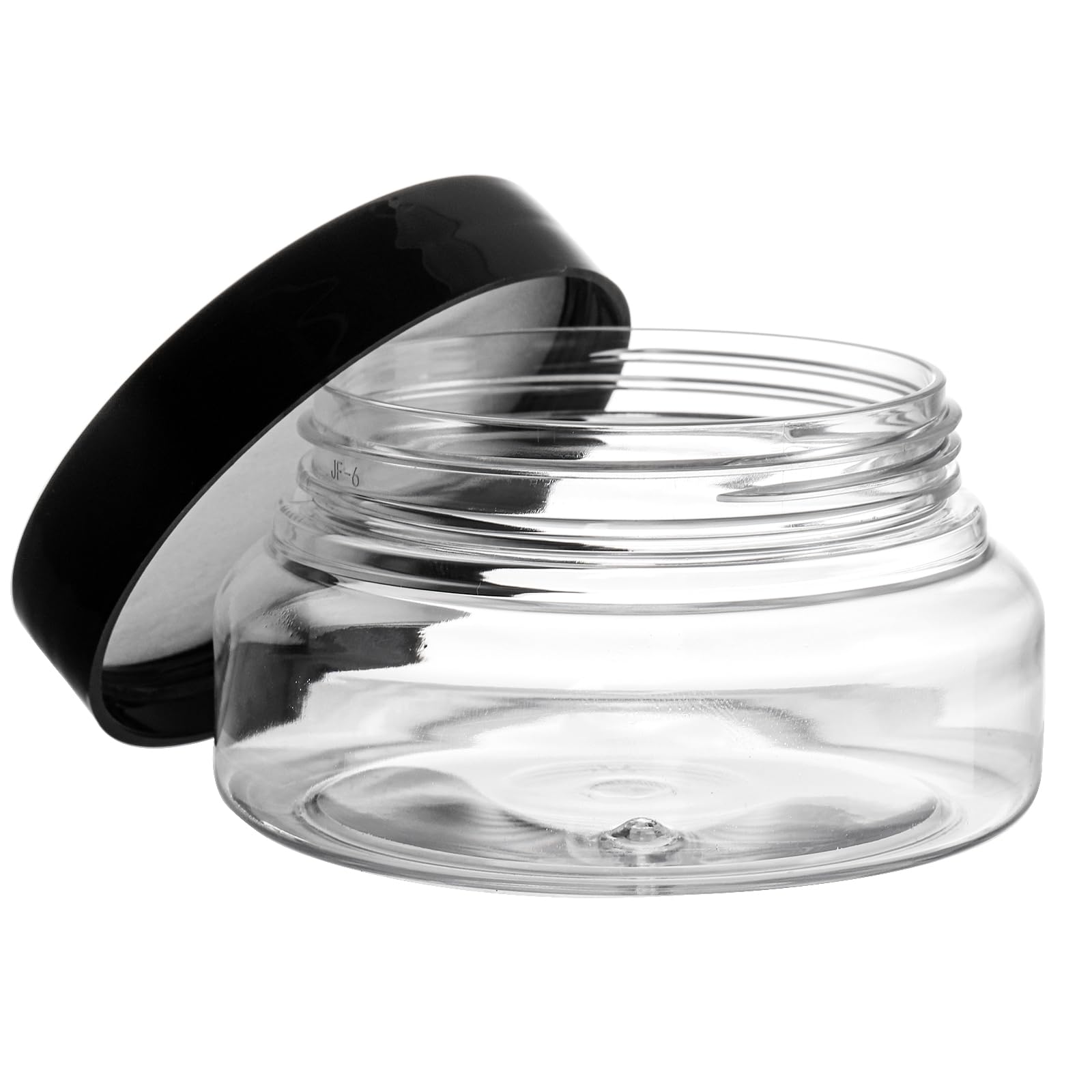 Yarlung clear see-through cosmetic display jar highlights contents for shop-ready organization.