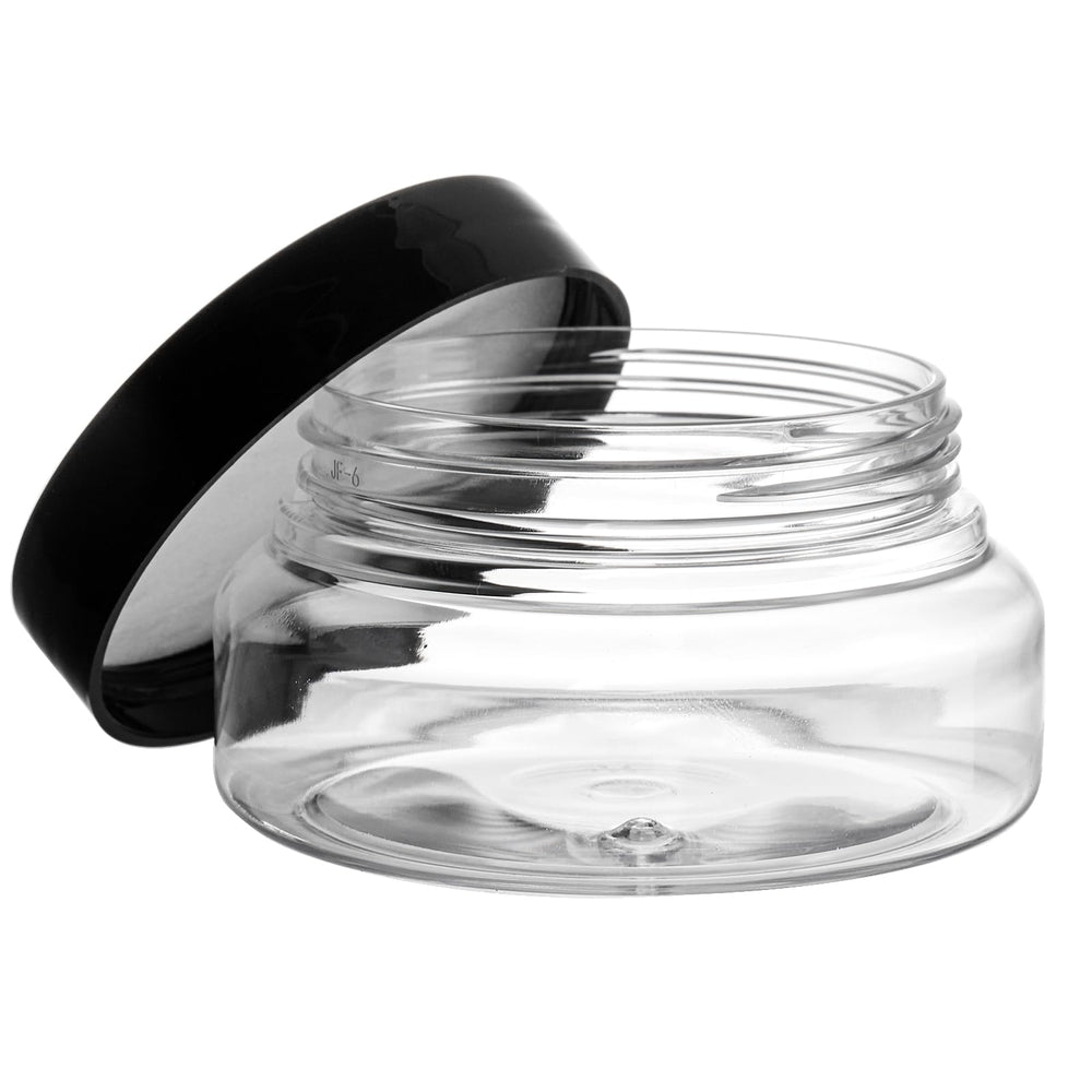 Yarlung clear see-through cosmetic display jar highlights contents for shop-ready organization.