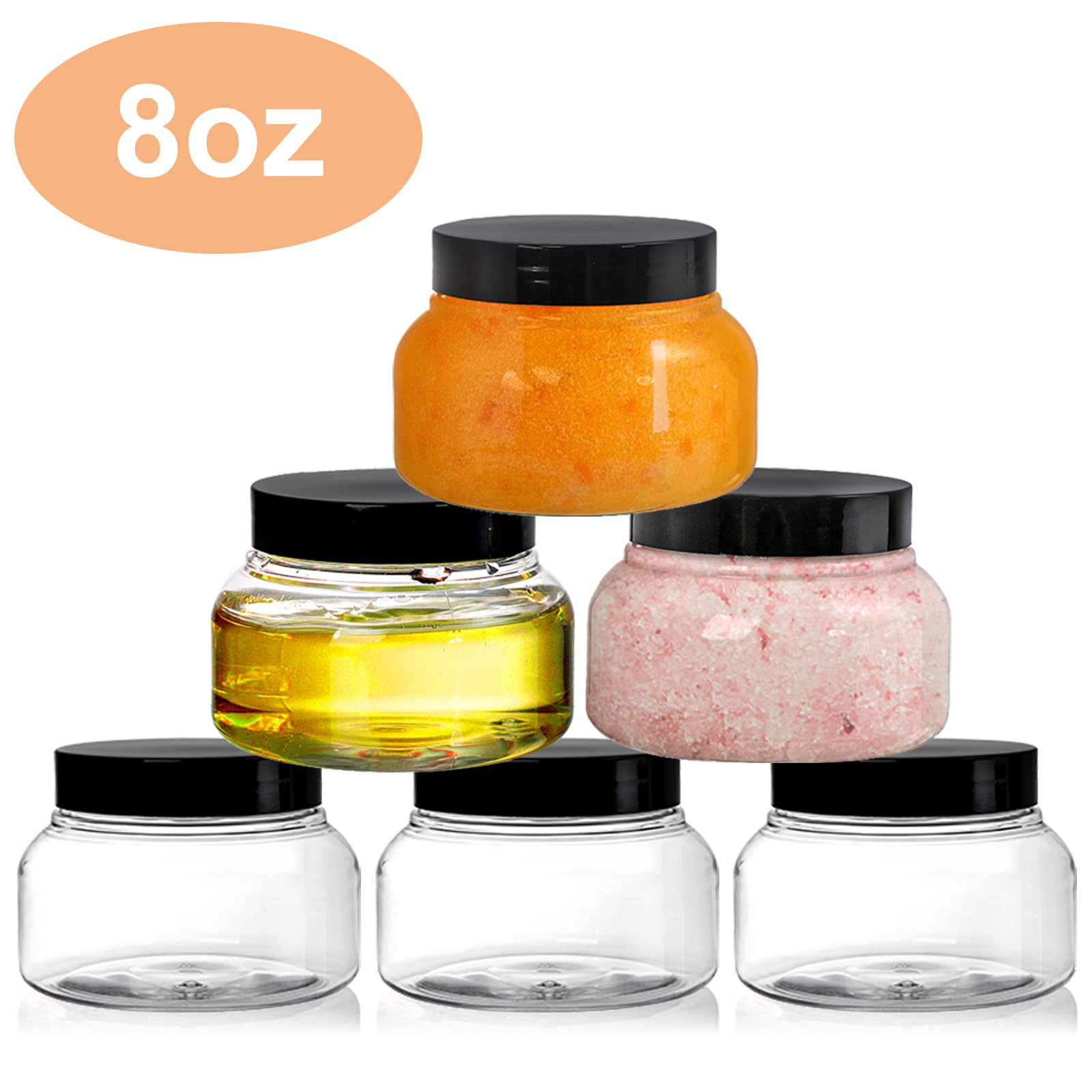 Yarlung transparent sample jar display showing contents clearly.