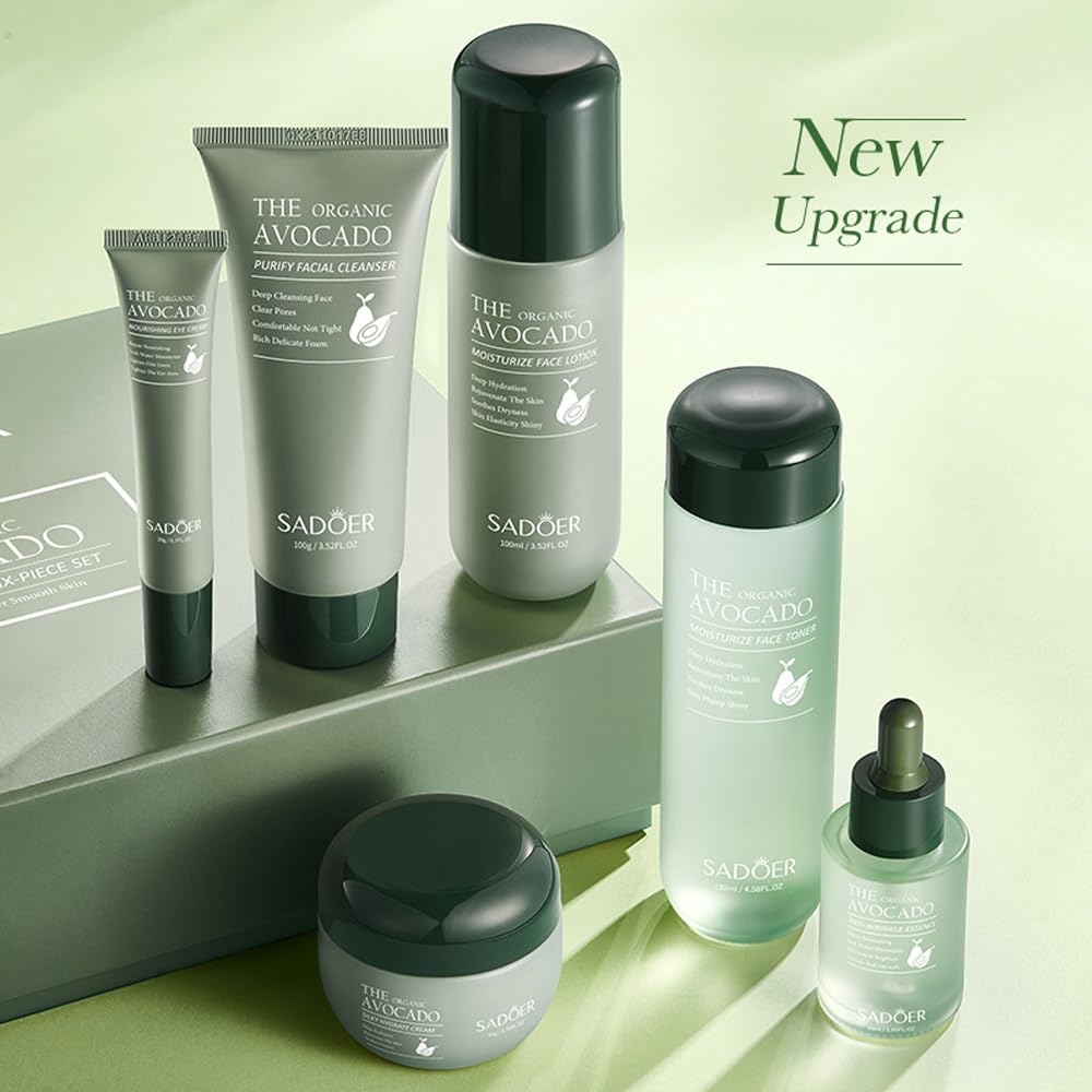 Yasovigi Avocado skincare gift set image shows premium present for loved ones.