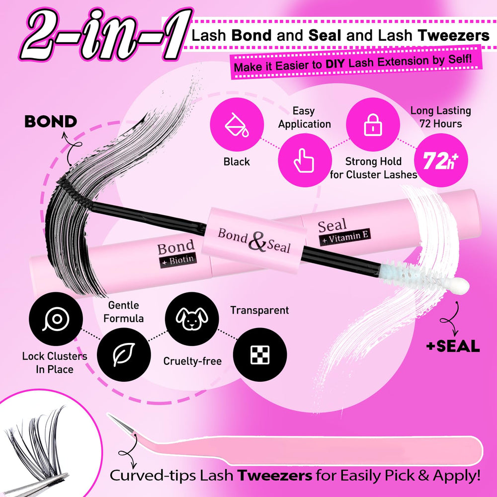Yawamica application tools highlighted for easy at-home lash extensions.