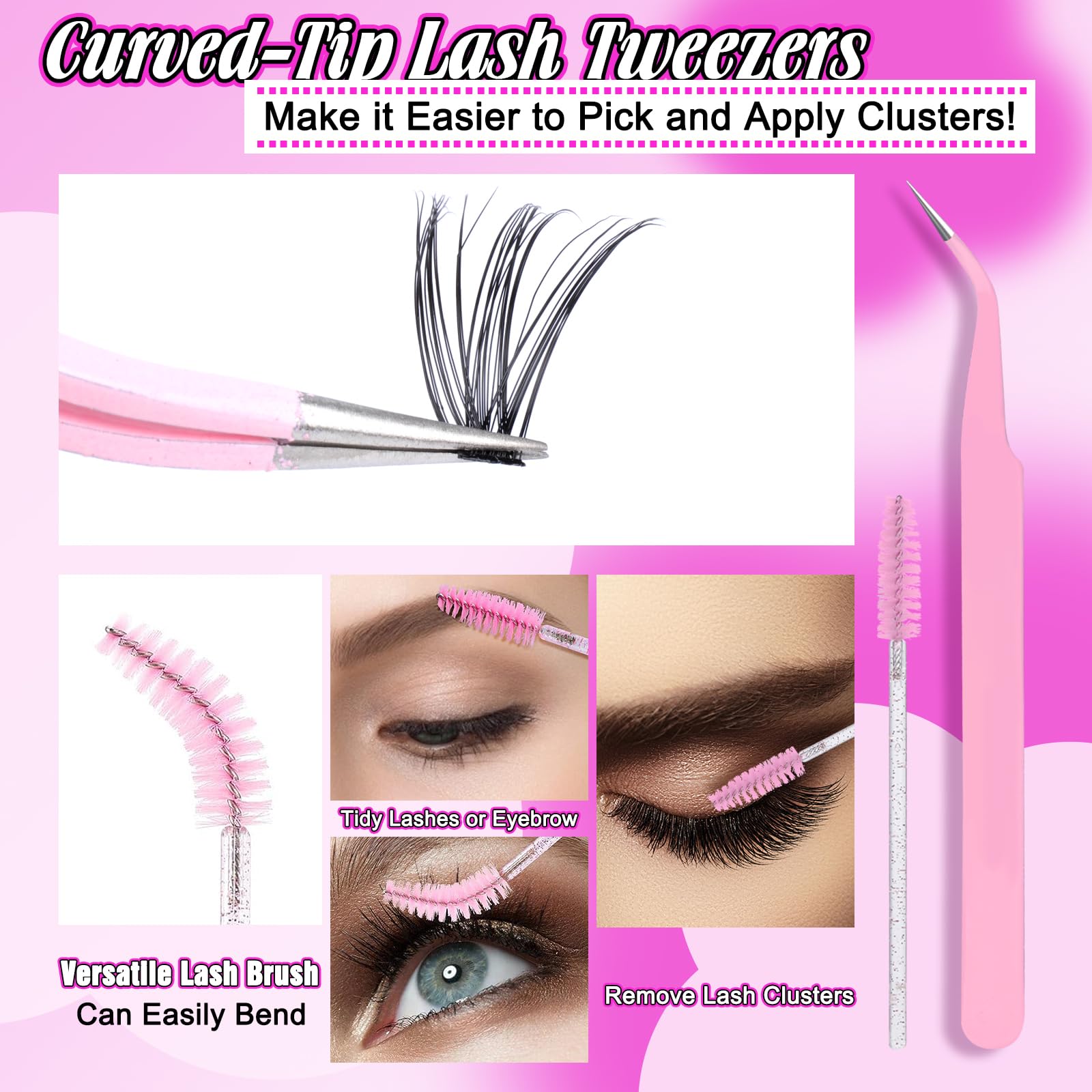Yawamica beginner-friendly results for at-home lash extensions.