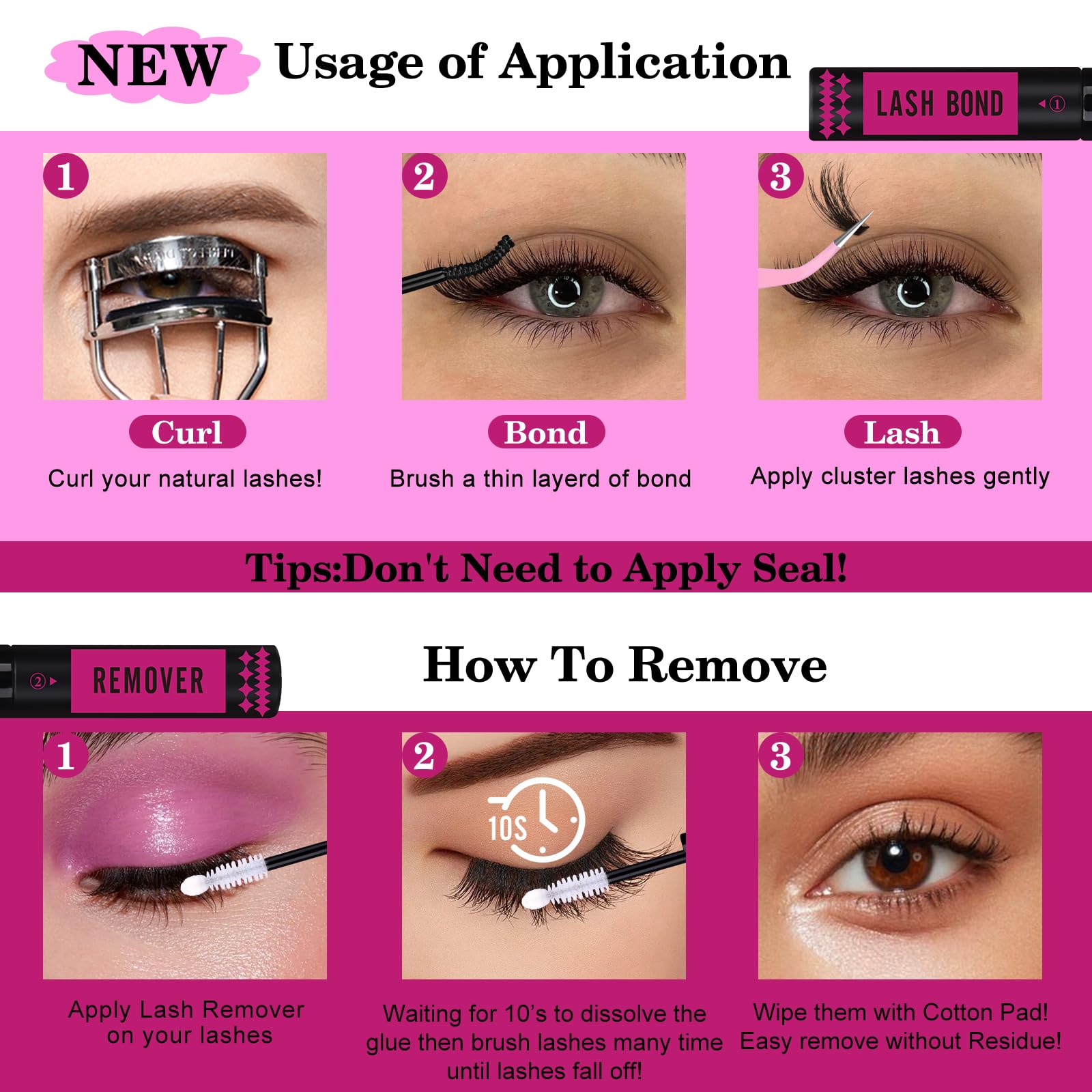 Yawamica DIY lash tips image demonstrates beginner-friendly kit usage.
