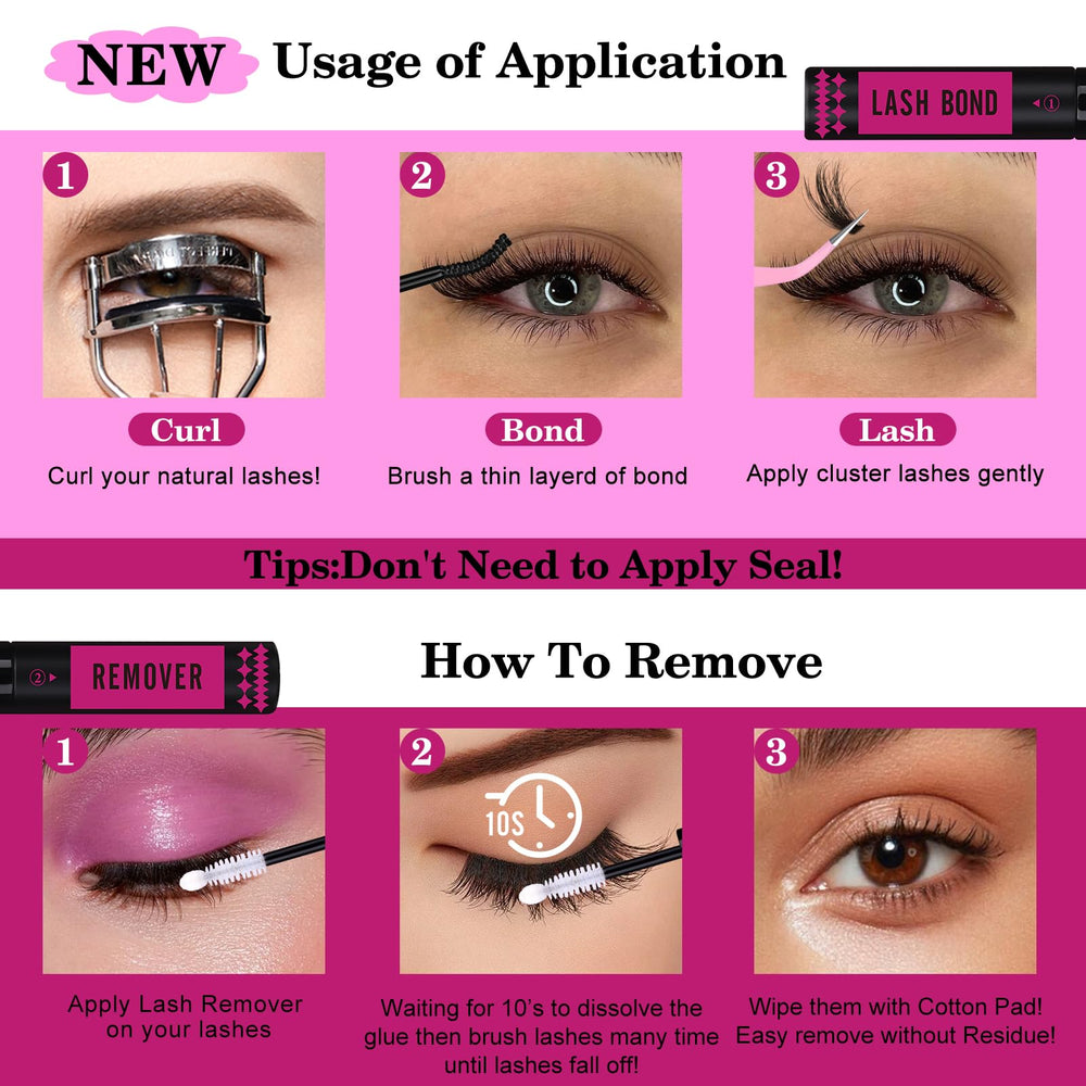 Yawamica DIY lash tips image demonstrates beginner-friendly kit usage.