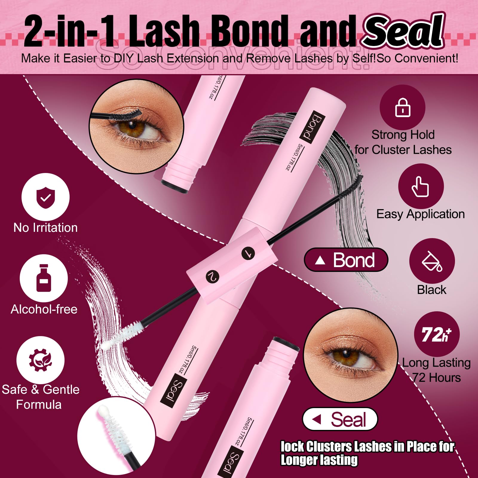Yawamica lash applicator tool close-up for precise lash placement