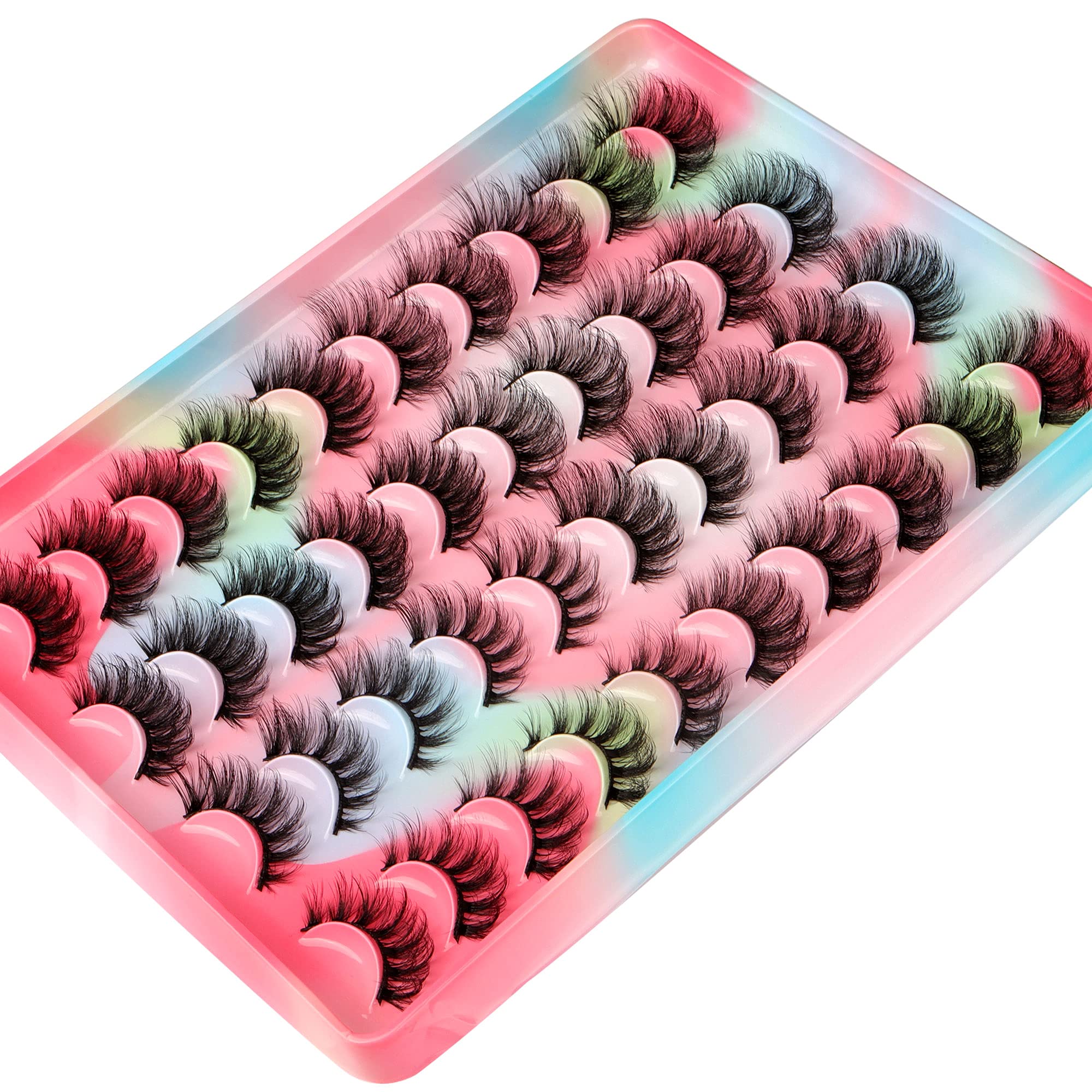 Yawamica lashes arrive ready to wear with no glue included.