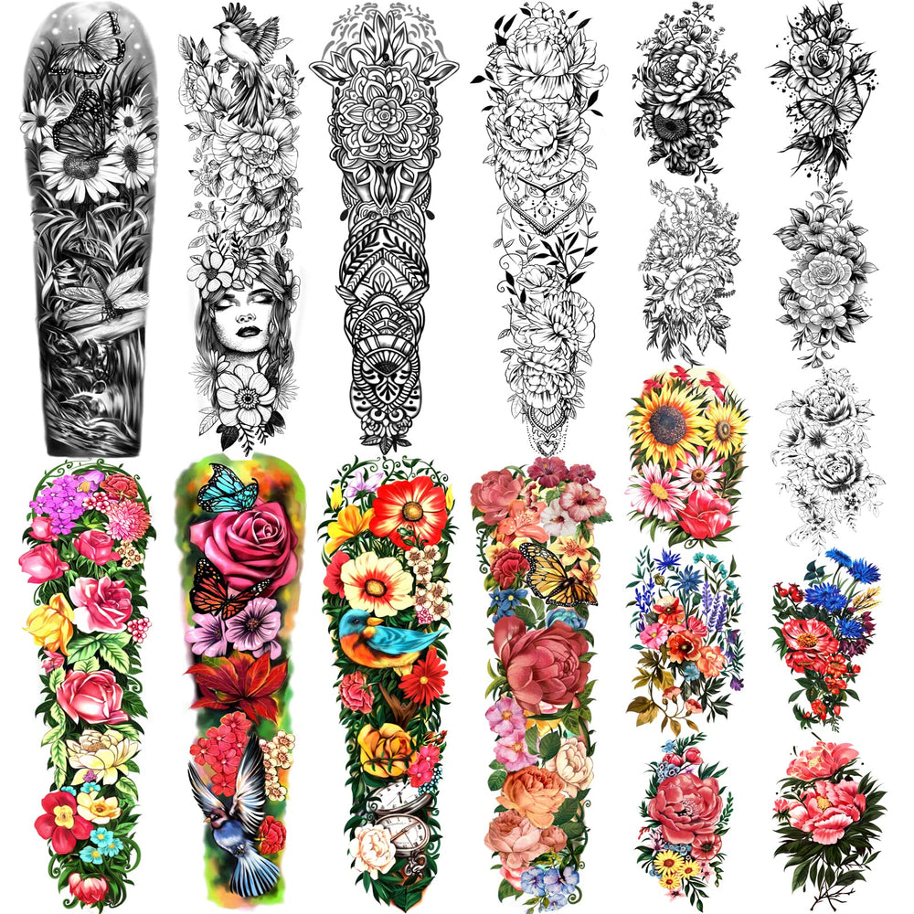 Yazhiji full-arm tattoo coverage demonstrates a bold sleeve look for events.