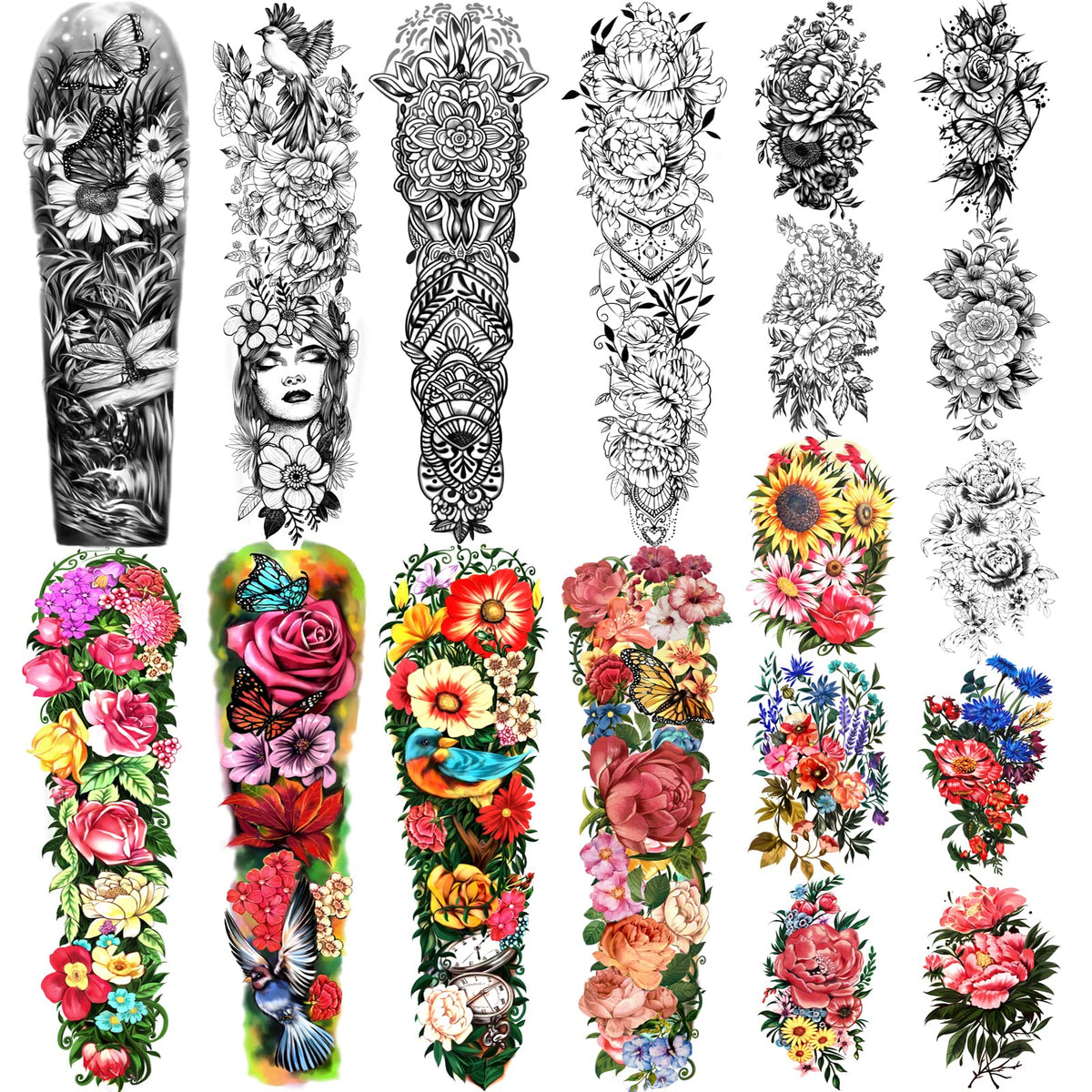 Yazhiji full-arm tattoo coverage demonstrates a bold sleeve look for events.