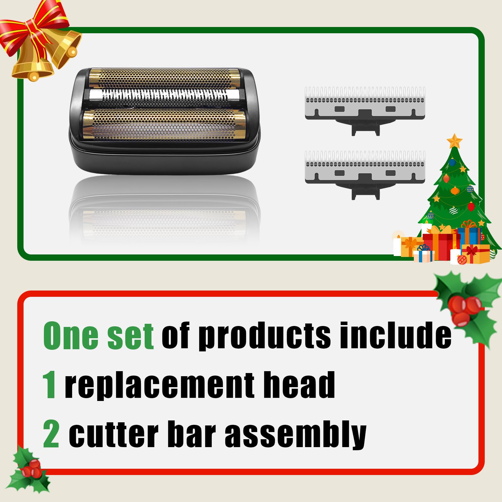YAZIYIR replacement foil closeup highlights durable construction for reliable shaves