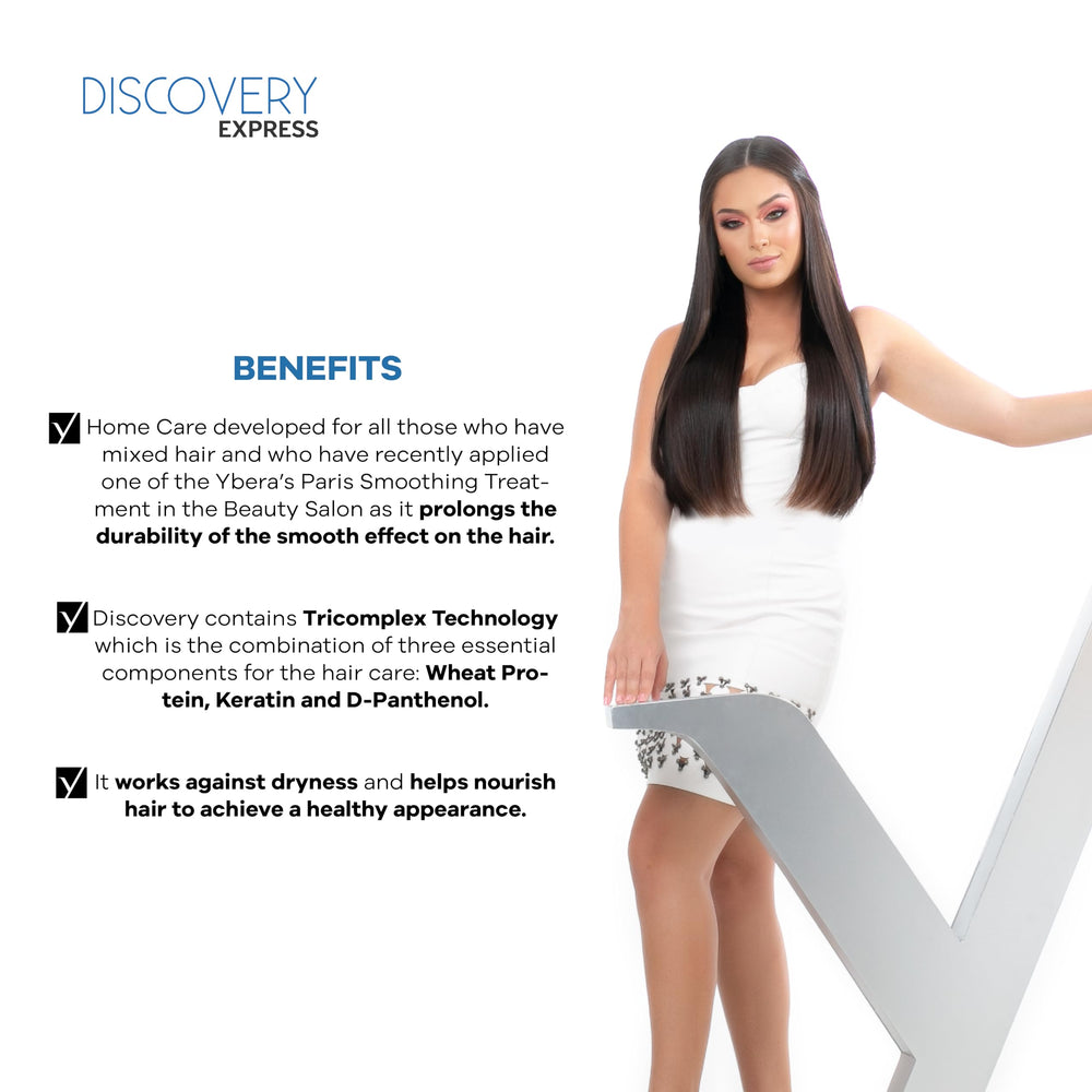 YBERA PARIS Discovery Home Care Express UV-protection scene promotes color-safe styling