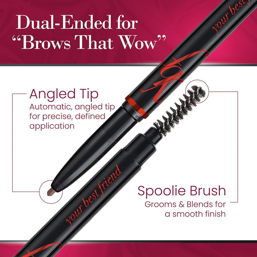 ybf Beauty Eyebrow Pencil pressure-color-change adapts shade with pressure for effortless matching.