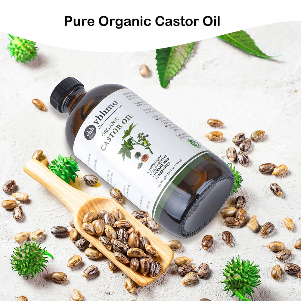 YBHMO castor oil used in hair conditioning routine