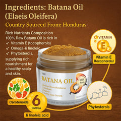 YBW Batana Oil paste texture highlights rich, nourishing consistency for daily hair care