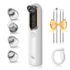 Yccu blackhead remover vacuum front view for portable pore cleansing.