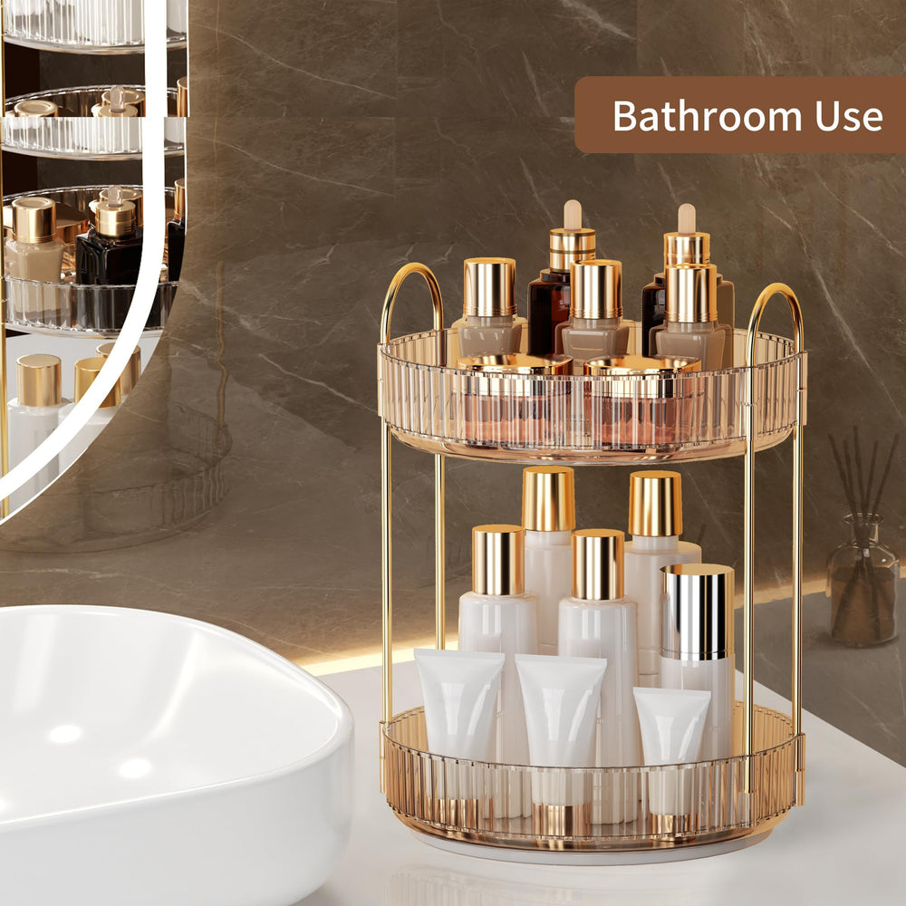 YCIA&DONE bathroom dresser setup keeps items visible and clutter-free