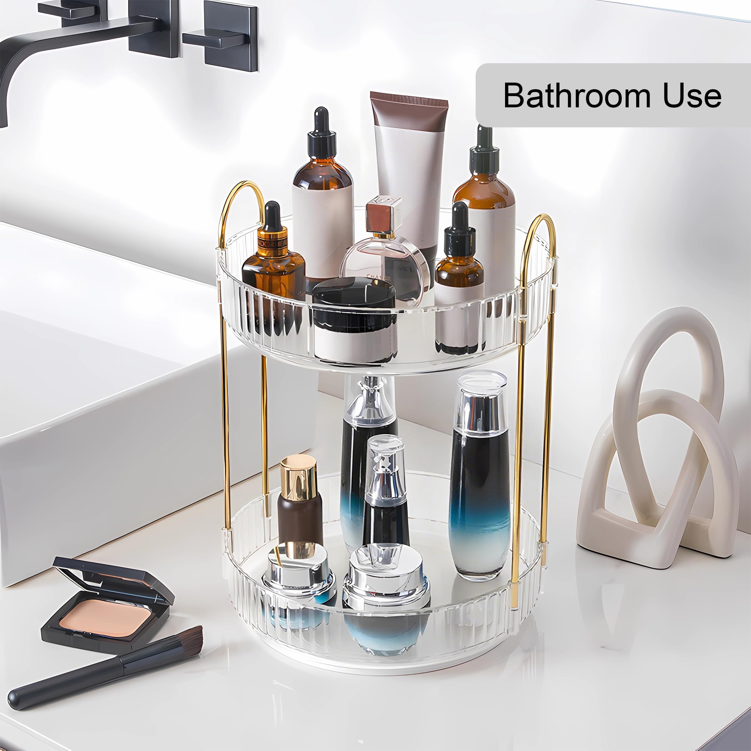 YCIA&DONE multi-occasion storage demonstrates versatile use for cosmetics and skincare