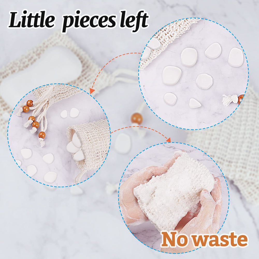 Ycolama 50 soap bags packaging showcases convenient bulk pack for gifting.