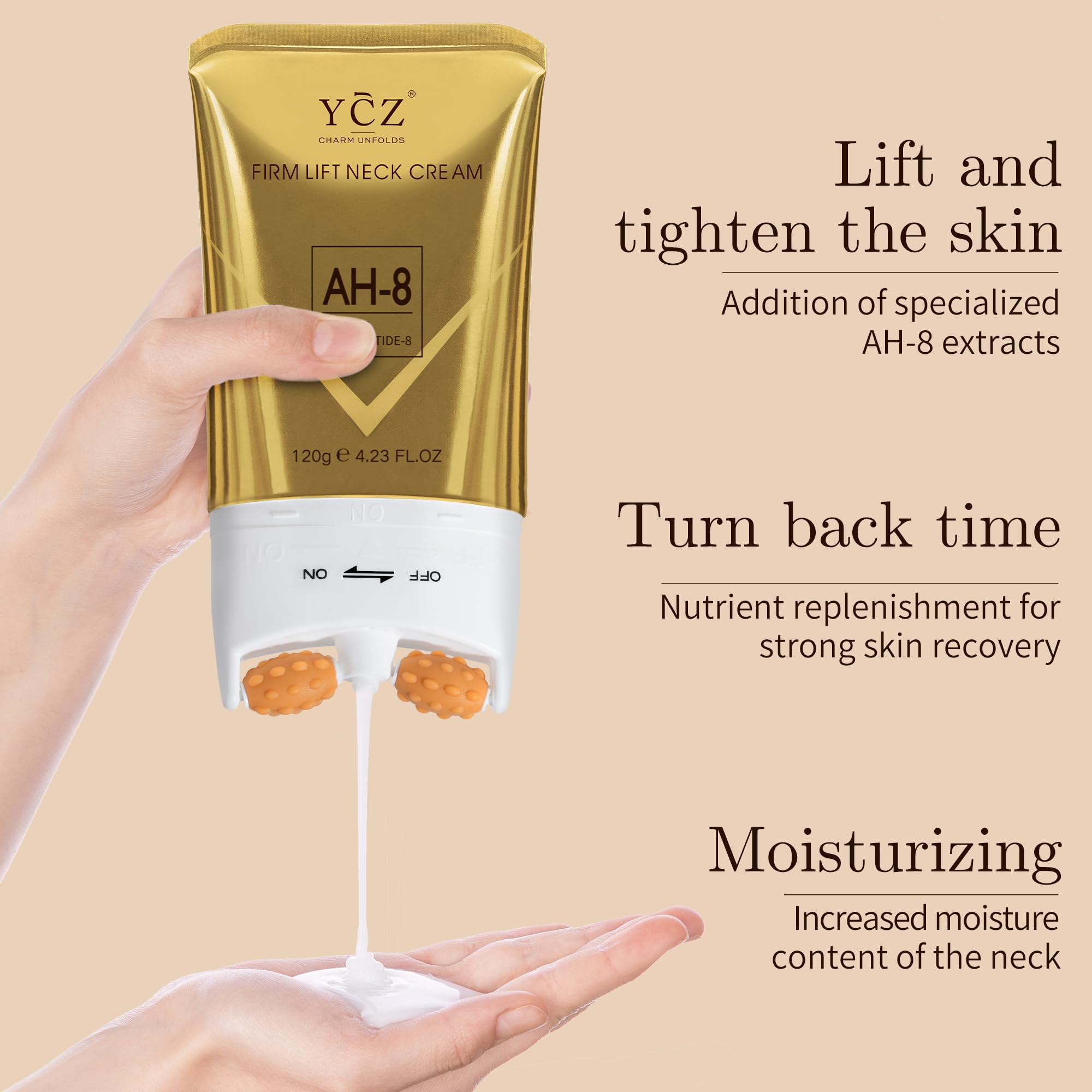 Ycz AH-8 eco-friendly label and pump focus on sustainability