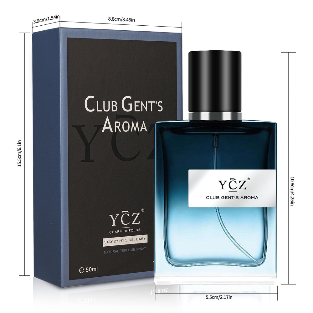 Ycz Club Gent's Aroma 1.7oz bottle is ideal for travel and thoughtful gifting