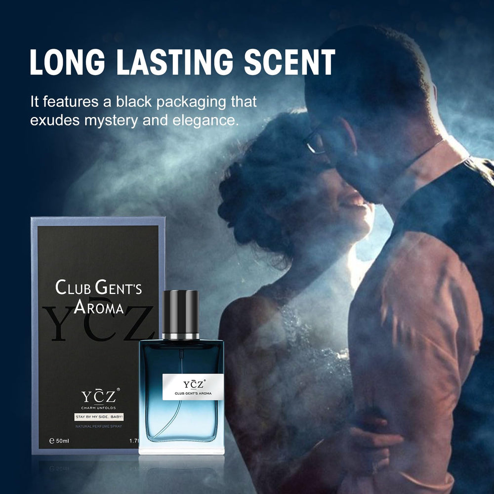 Ycz Club Gent's Aroma bottle on wrist demonstrates residue-free, everyday wear without staining