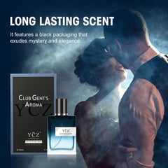 Ycz Club Gent's Aroma bottle on wrist demonstrates residue-free, everyday wear without staining
