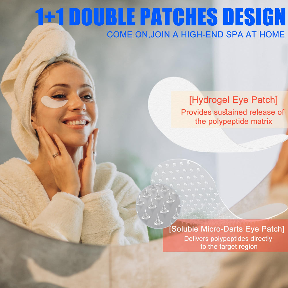 YDN patch set worn overnight for deep replenishment and hydration.
