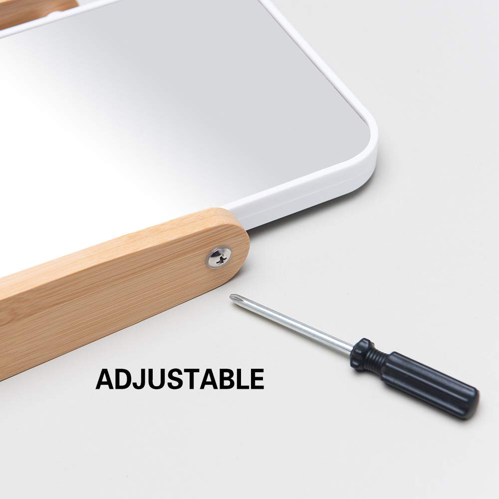 YEAKE makeup mirror tabletop design saves space on desks