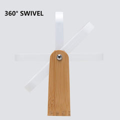YEAKE vanity mirror 360-degree swivel for flexible angles