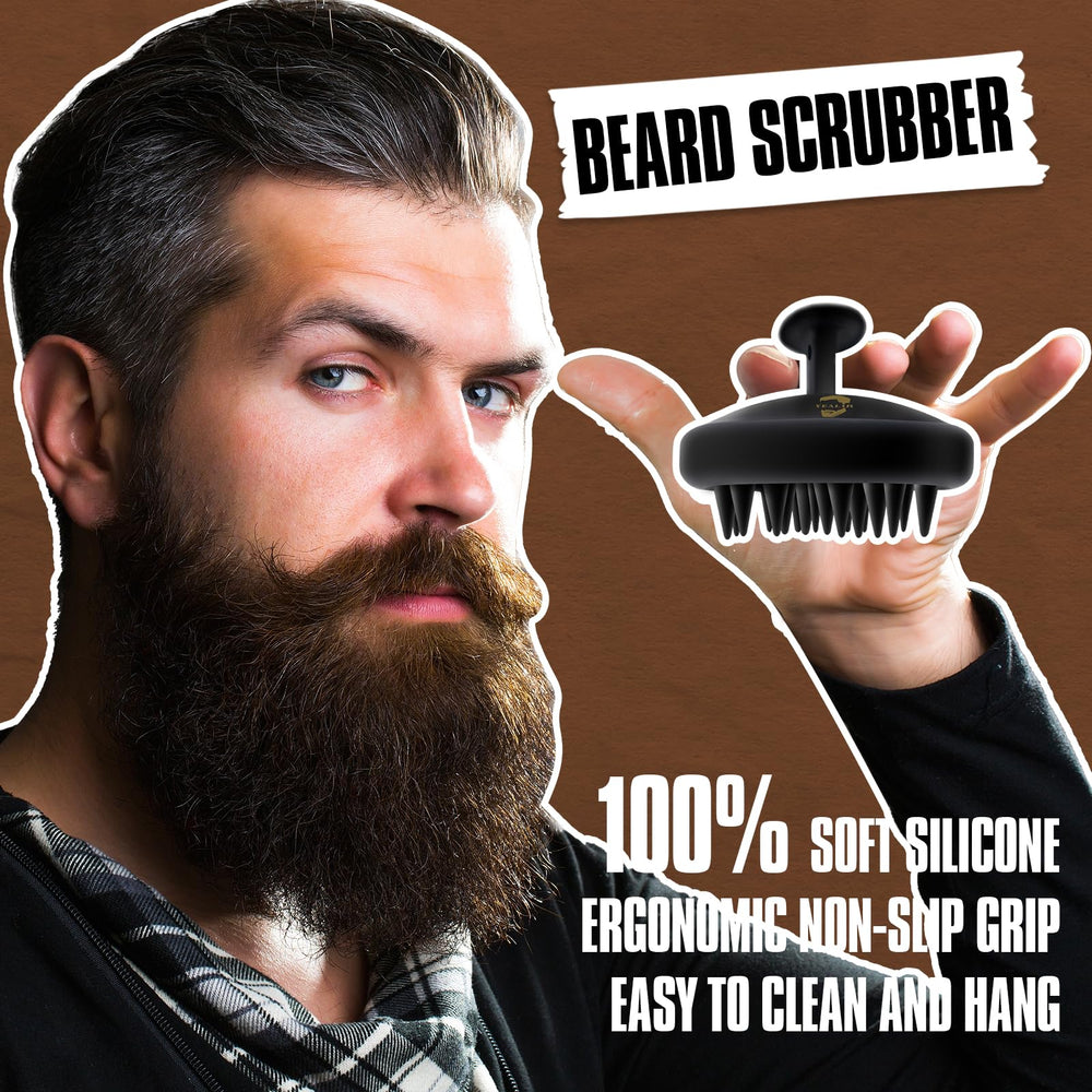 YEALIR dandruff-reducing beard wash for comfortable, flake-free beard