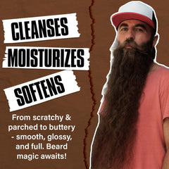 YEALIR silicone beard brush with argan and jojoba for easy detangling