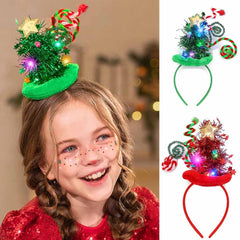 Yean Christmas Tree Headband Size Fit xxIN demonstrates versatile one-size-fits-most design.