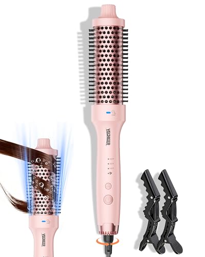 YeCheer Thermal Brush barrel close-up shows even heat distribution for smooth styling.