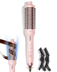 YeCheer Thermal Brush barrel close-up shows even heat distribution for smooth styling.