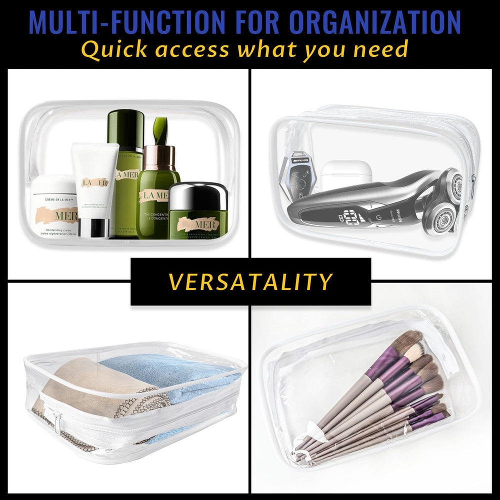 YedsIntu travel organizer bag set fits cosmetics and small items easily.