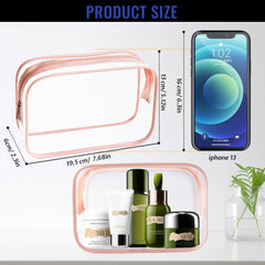 YedsIntu TSA-approved clear travel pouches for security checks