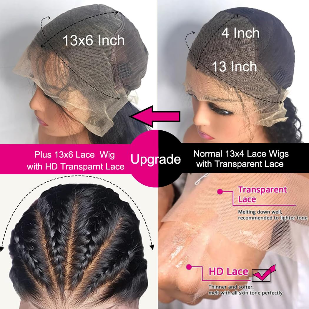 Yeelice Hair 30-inch lace front wig back view highlighting full silhouette