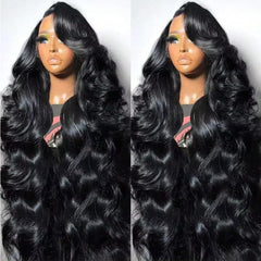 Yeelice Hair 30-inch wig close-up lace reveals invisible knots realism