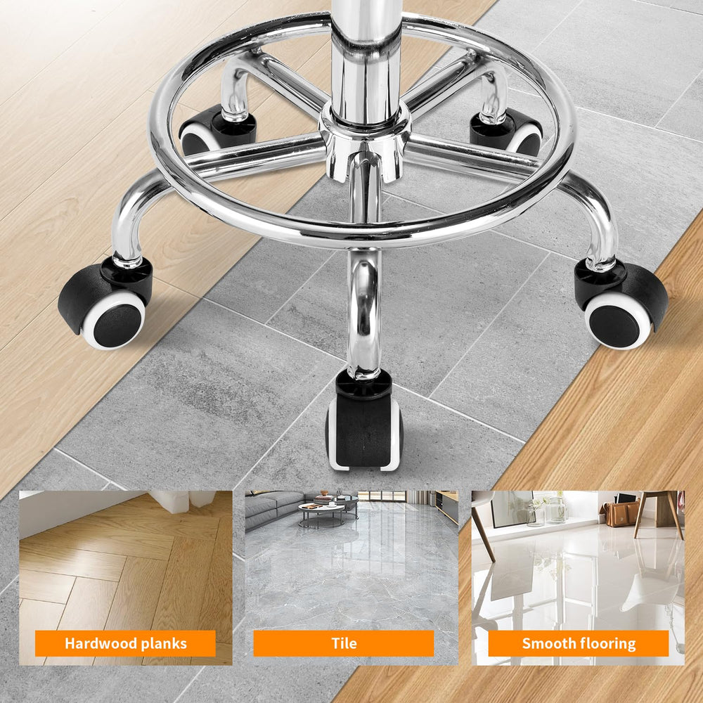 YEEZEE rolling stool gas-lift adjustable offers height flexibility for tasks