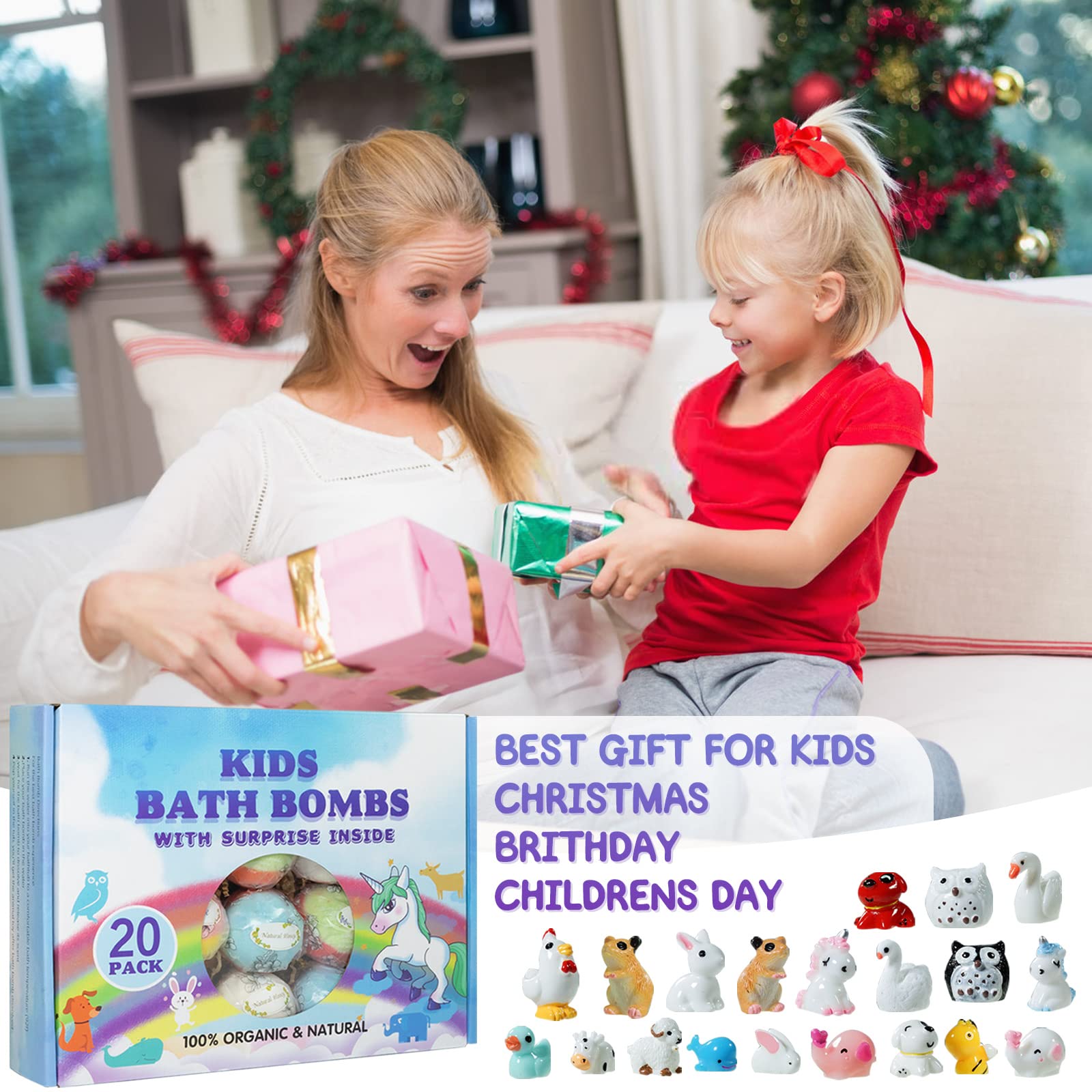 Natural ingredients in Yekery bath bombs like baking soda and cocoa butter