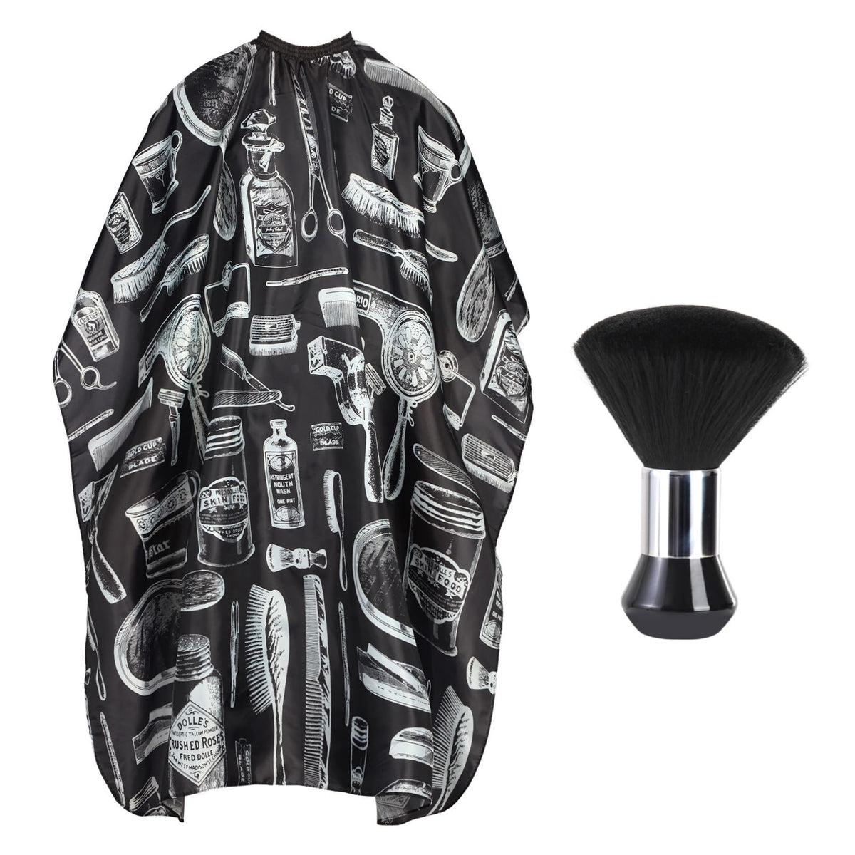 YELEGAI cape front view showing full coverage and professional finish benefit